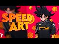 SPEED ART GOKU | VieiraFN (Paint Tool SAI)