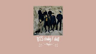 BTS study / chill playlist 🍶 ⟠ ࣪ .