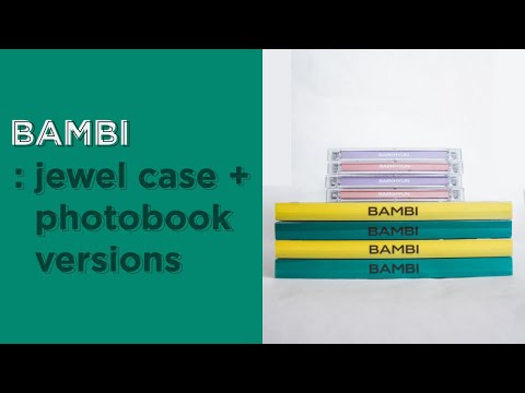 [EXO Unboxing] Baekhyun   Bambi -all Versions- Photobook And Jewel Case-