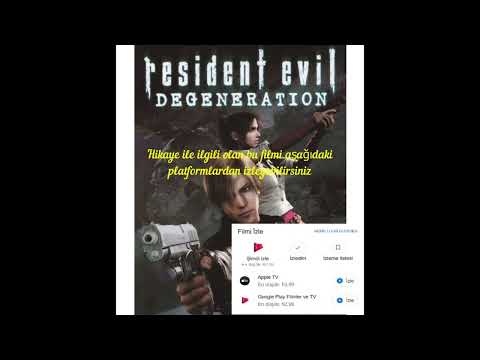 Resident Evil: Degeneration part 3 (Dejenerasyon) Kasım 2005  hikaye 29 türkçe