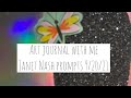 Art journal with me - Janet Nash prompts from 9/20/21