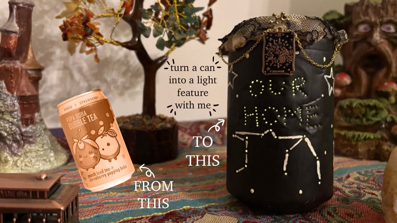 turn a can into a light feature with me