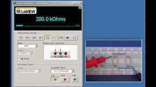 myDAQ mini-lab: Equivalent Resistance II -- Parallel -- Expected results