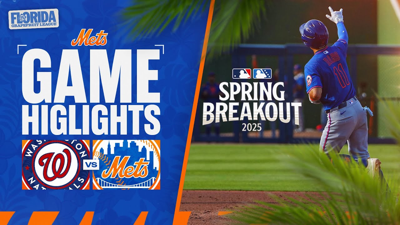 Spring Breakout Mets Prospects Win 2025 Spring Breakout Game | March 16, 2025 - YouTube