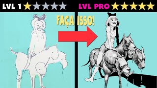 Seu ESBOÇO fica melhor que a Arte-Final ? Faça ISSO!