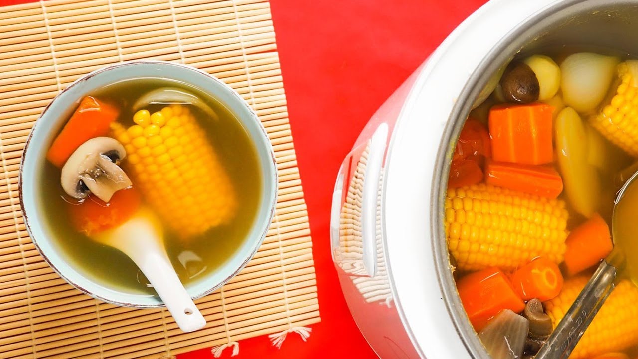 How to Cook Vegetable Soup in Rice Cooker | Chinese Recipes For All