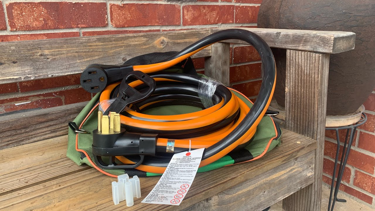 50 Amp 12500 Watts Generator Extension Cord Unboxing