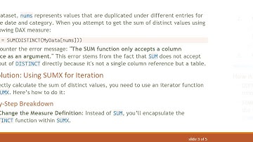 How to Sum Distinct Values in Power BI Without Errors?