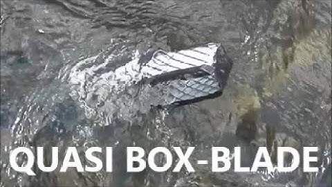 WORLD FIRST Bidirectional RIVER/TIDAL turbine with symmetric quasi box-blades for slow flow PATENTED