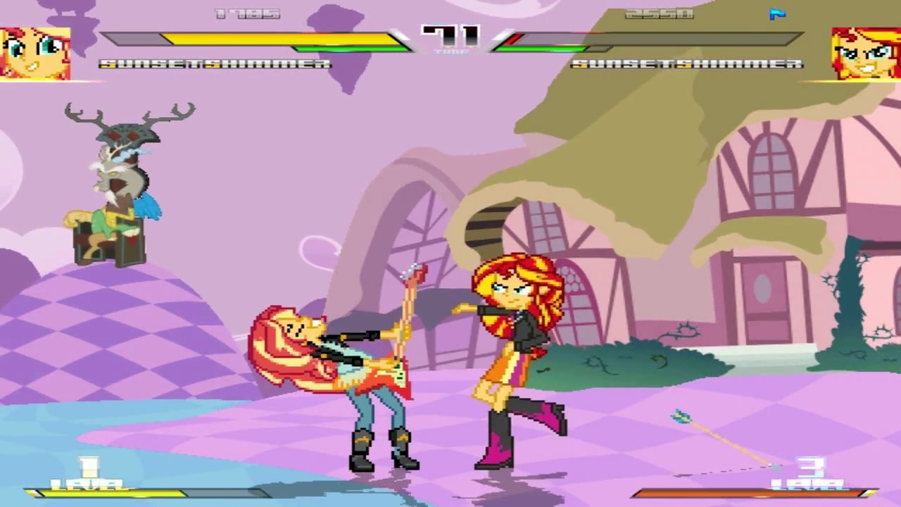 Mugen Fighting Is Magic Sunset Shimmer FG VS Sunset Shimmer