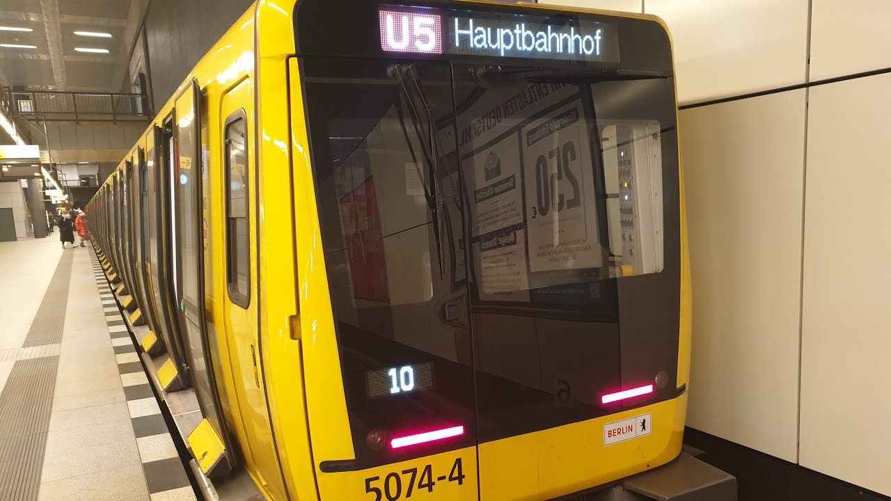 UBahn BerlinMitfahrt im IK20 auf der U5 von Hönow bis Hauptbahnhof