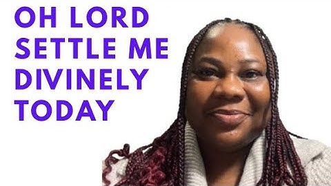 OH LORD SHOW MERCY SETTLE ME TODAY | SETTLEMENT PRAYER 