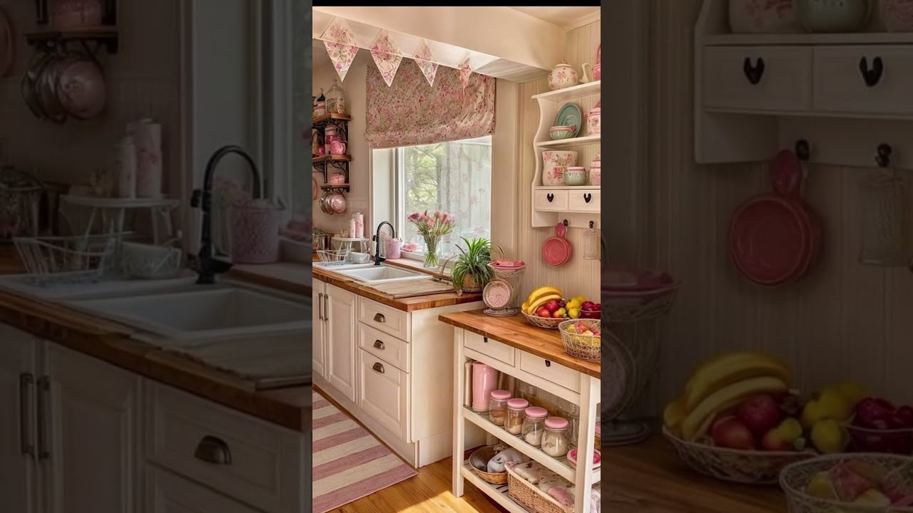Cozy Cottagecore Small Kitchen Smallkitchenideas Cozyhome Shabbychichomedecor