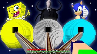 NÃO ESCOLHA O PLANETA ERRADO NO MINECRAFT!! (Bob Esponja, Slenderman, Sonic)