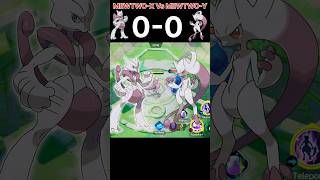 Mewtwo-x Vs Mewtwo-y 🏆 Just Damage Test #pokemonunite #ytshorts #mewtwox #mewtwoy (GodLSpidey)