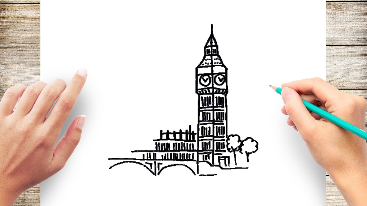 Big Ben Line Drawing: Over 848 Royalty-Free Licensable Stock Vectors &  Vector Art | Shutterstock