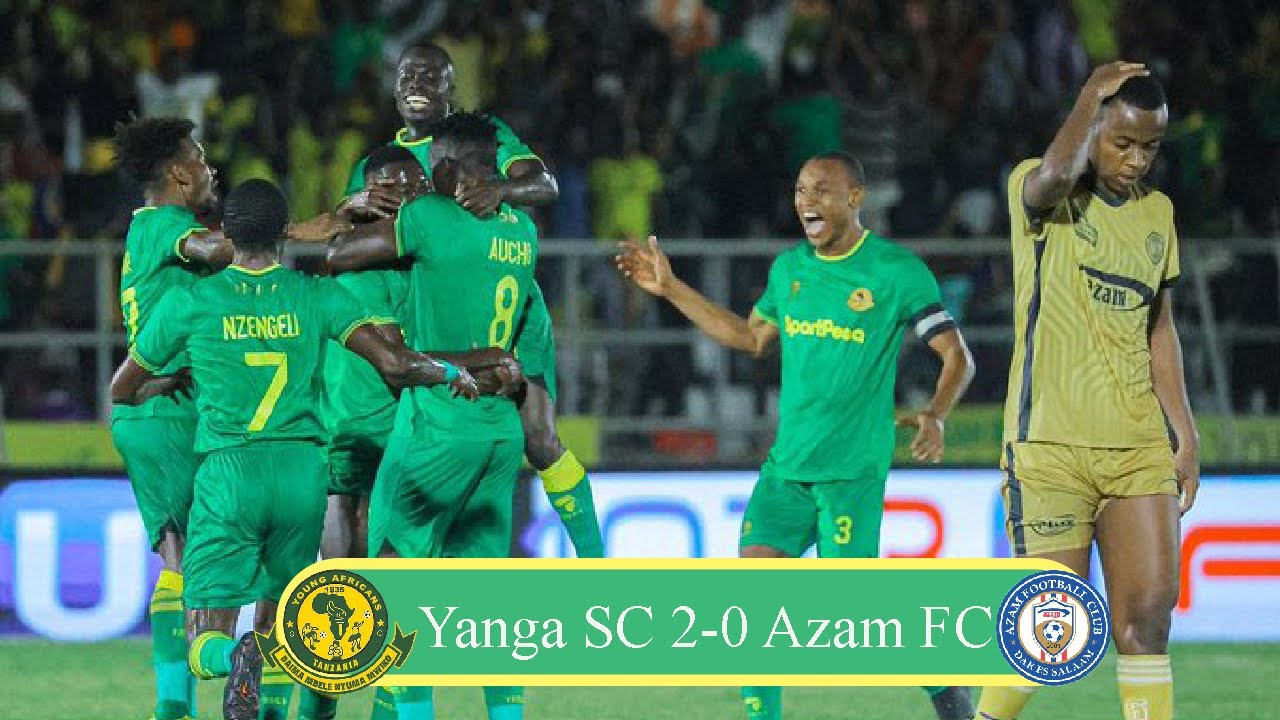 Yanga SC 2 - 0 Azam FC Half-Final Ngao Ya Jamii Tanga Mkwakwani - YouTube