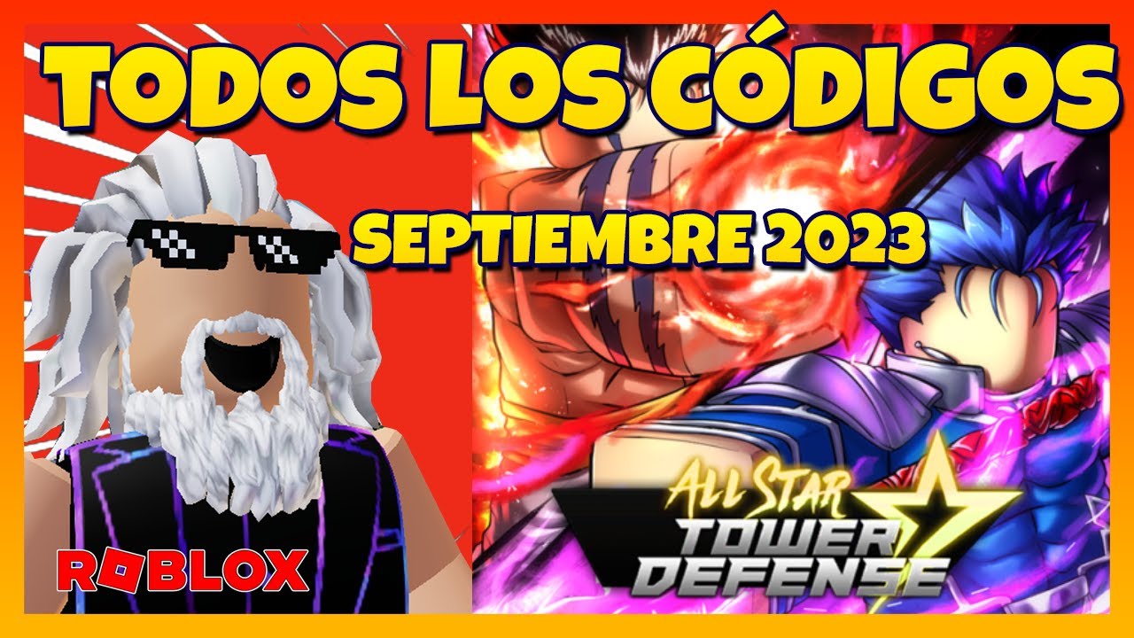 TODOS los CÓDIGOS de 🔥 ALL STAR TOWER DEFENSE 🔥 activos Y