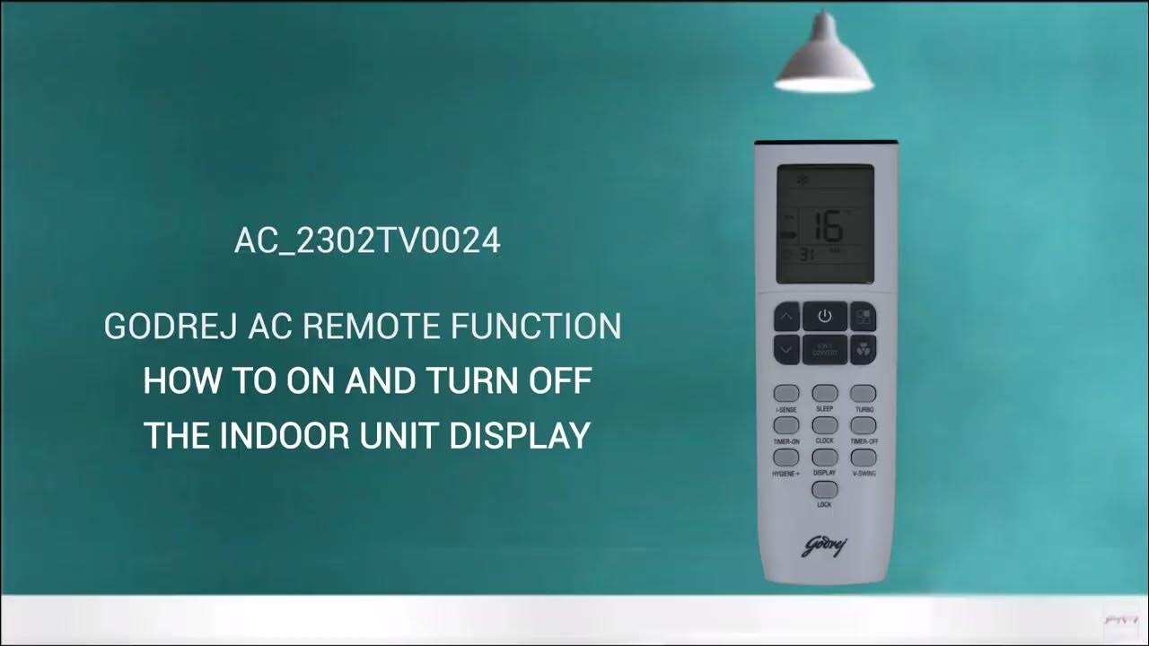 GODREJ AC REMOTE HOW TO ON AND TURN OFF THE INDOOR UNIT DISPLAY YouTube godrej-ac-remote-how-to-on-and-turn-off-the-indoor-unit-display-youtube