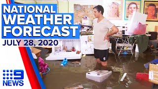 Record-breaking rain floods NSW South Coast : Five-Day Weather Forecast | 9 News Australia