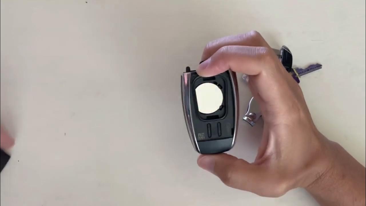 How to change battery on Lincoln MKC key fob - YouTube