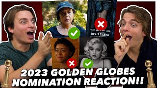 2023 Golden Globe Nominations REACTION!! (send help)