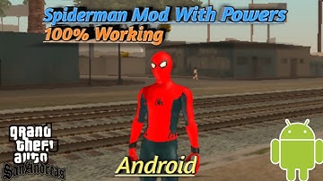 How To Add Spiderman Mod In Gta Sa Android | Spiderman Mod For Gta Sa Android With Powers | Gta Sa.