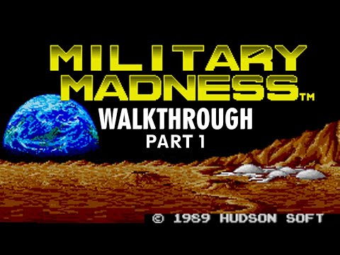 Complete Walkthrough of 1989's Military Madness for the Turbografx-16 - Part 1