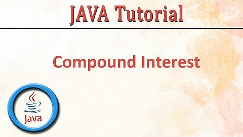 Java Compound Interest Program