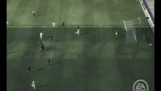 FIFA 09 - Long Lobbed Free Kick