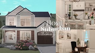 roblox l bloxburg : floral suburban family home  : eloiral