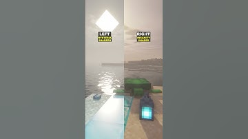 Minecraft shaders: Hysteria or Insanity? 👻🎃 #shorts
