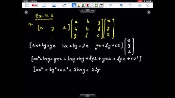 XI Math Chap 2 Matrices Basics by Sir Ahsan Abdullah Patel - Part 3