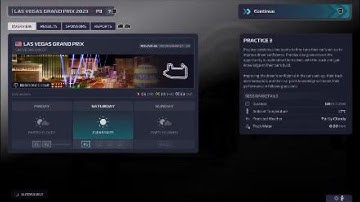 F1 manager 23 shorts Las Vegas setup