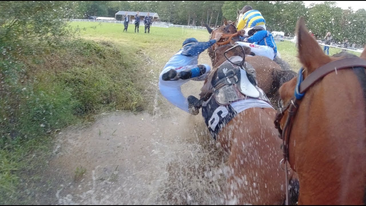GoPro gagnante avec Pierre Remoué à Sillé Point to Point dans le France Sire Poneys Cross Challenge