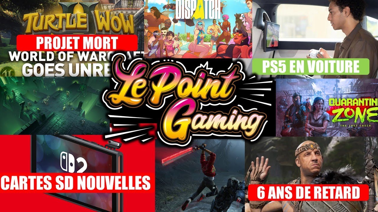 ACTU GAMING (20/12): SWITCH 2 SD, PS5 Honda, Intergalactic, Ark 2, Dispatch, Warhammer 40k, Ratatan