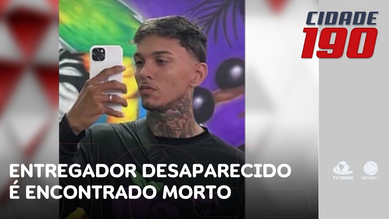 Entregador por app que estava desaparecido é encontrado morto em escadaria | Cidade 190