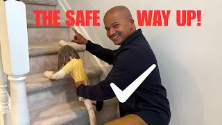 Pediatric PT Shows: The Right Way To Teach Baby To Crawl UP Stairs (Prevents FALLS)