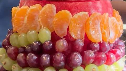 How I made fruits cake for my son’s birthday party 😍 🎂 