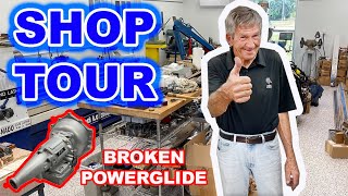 Mr. Sam Gives a Tour of His Shop & We Pull The Trans on Dr. Pepper... NOT Good