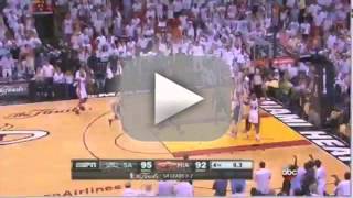 Ray Allen's AMAZING game tying 3 pointer in Game 6!