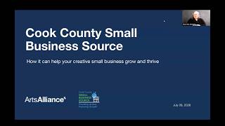 Cook County Supports for Creative Small Businesses