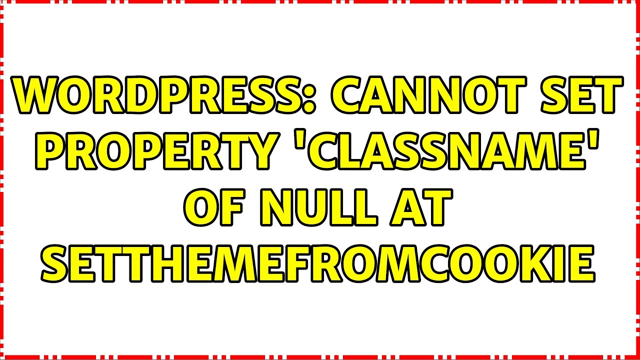 Cannot set properties of null setting