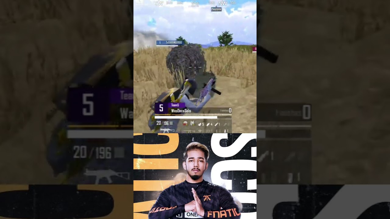 BGMI tournament scout op 1v2 