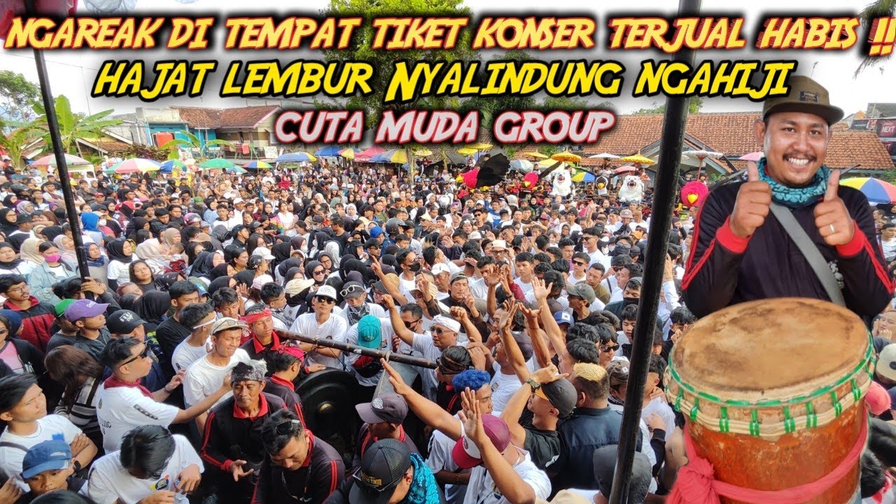 Ngareak di tempat tiket konser terjual habis ‼️ live hajat lembur nyalindung ngahiji cuta muda group