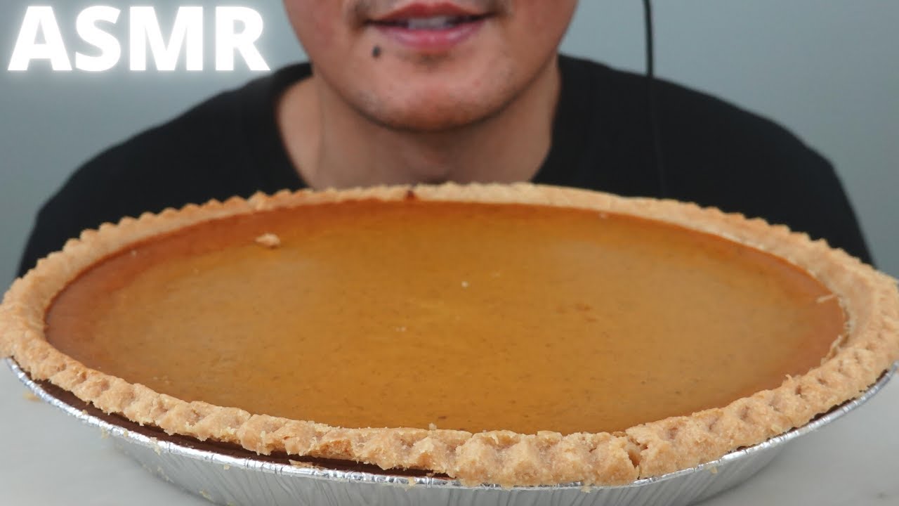 ASMR | Costco Pumpkin Pie | The Hangry Mole Eating Show