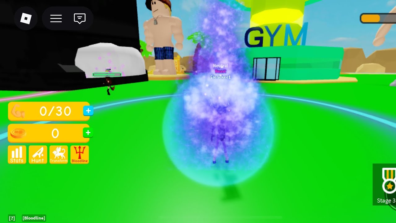 Getting my 3 alter in lifting simulator 😃😄