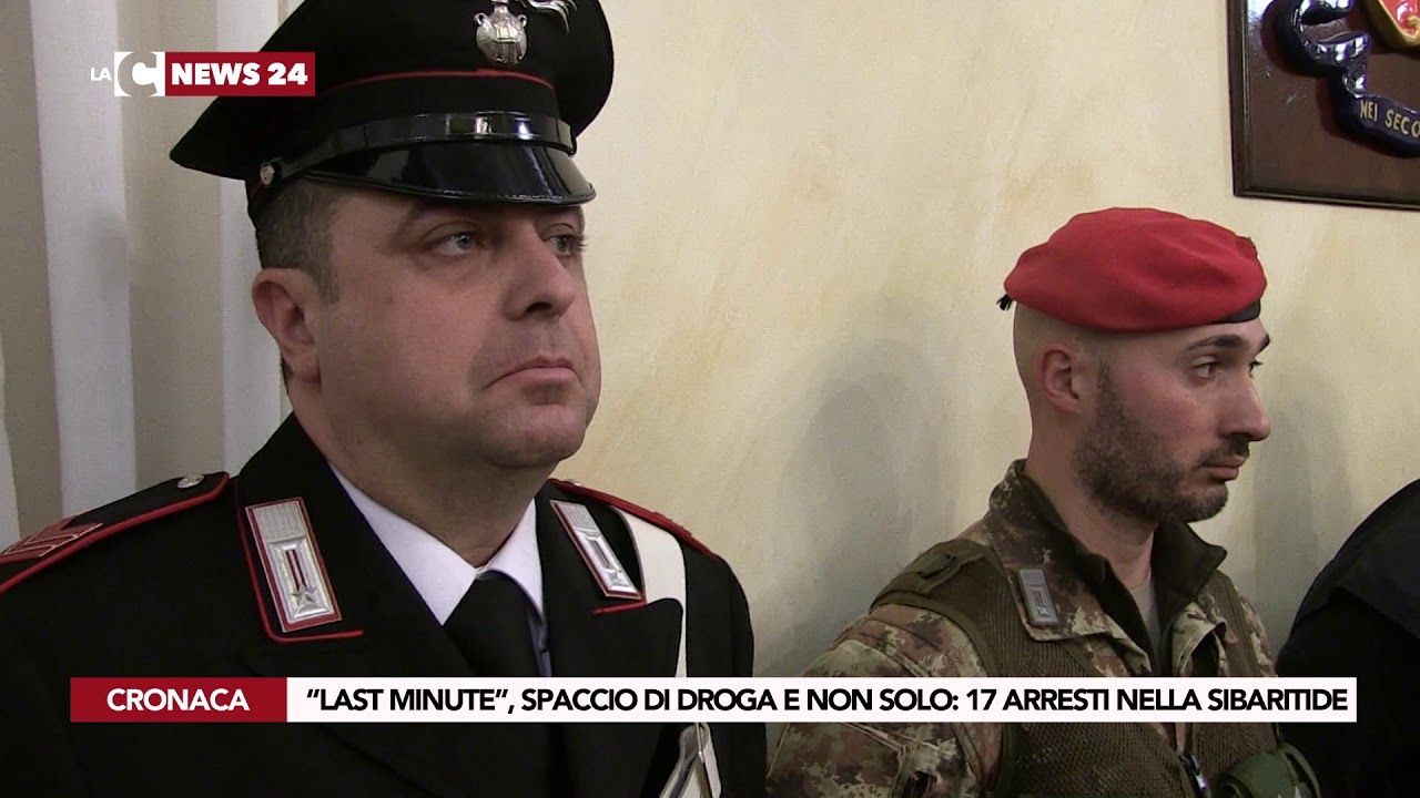 “LAST MINUTE”, SPACCIO DI DROGA E NON SOLO: 17 ARRESTI NELLA SIBARITIDE