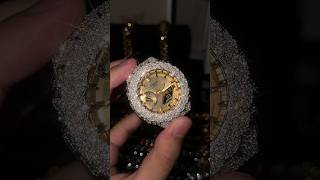 👀Make your gshock shine in the dark.  #gshock #casiowatch #icedout #cubanlink #moissanite #ucciyo