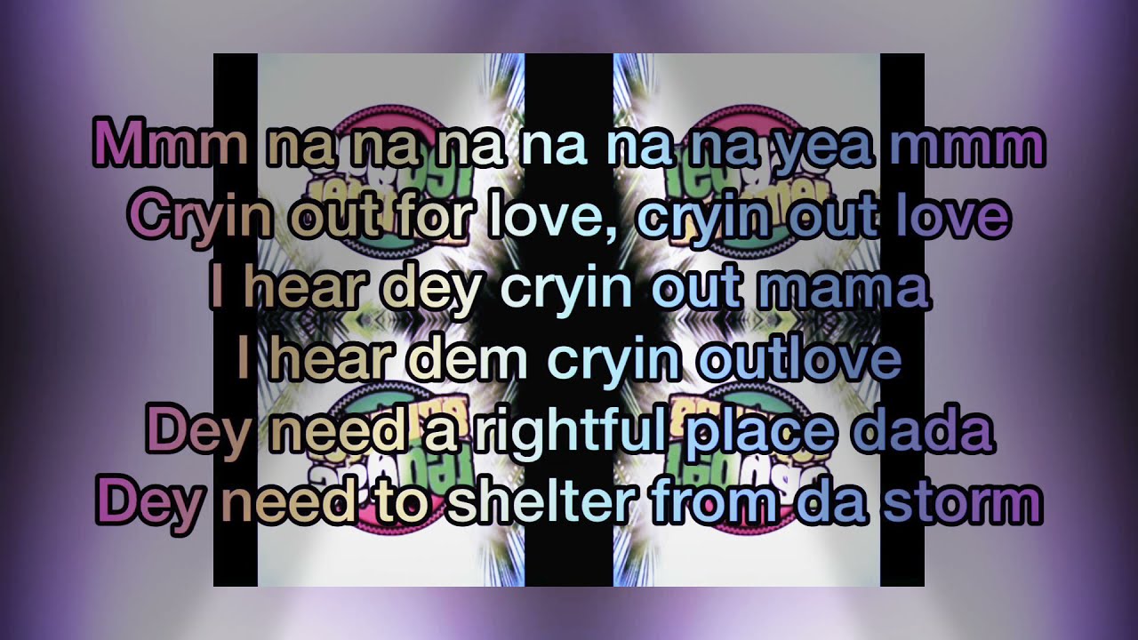 Richie Spice;Crying out for love lyrics @time turners